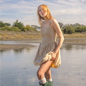 Alyssa Nicole Tan Mini Dress